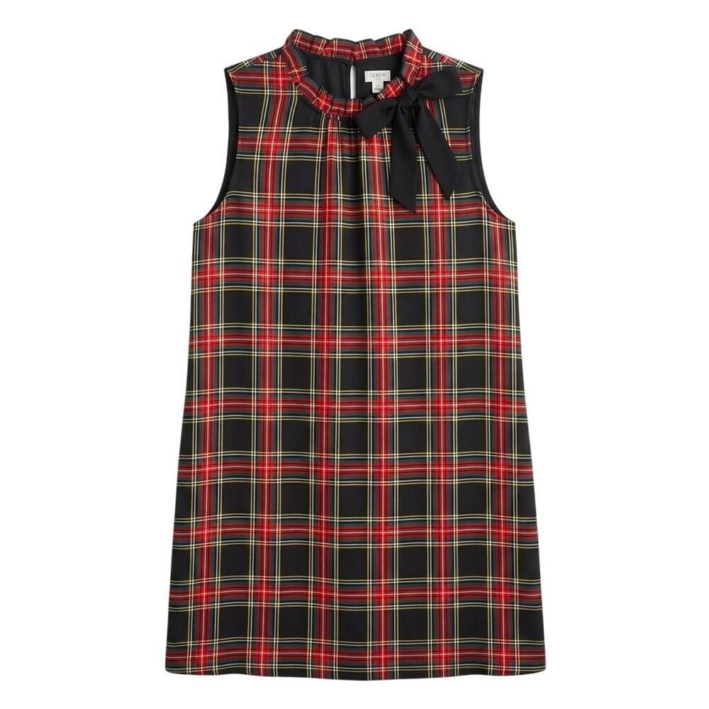 J. Crew Tartan Plaid Shift Dress Size 20